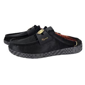 HEY DUDE Men's Wally Slip Hogwarts Loafer - Black - 13